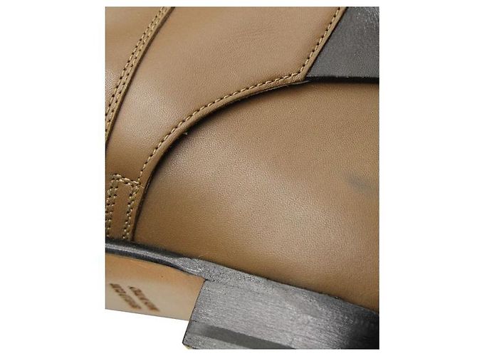 Botas HERMÈS Neo con cierre Kelly en marrón Castaño - vista 7