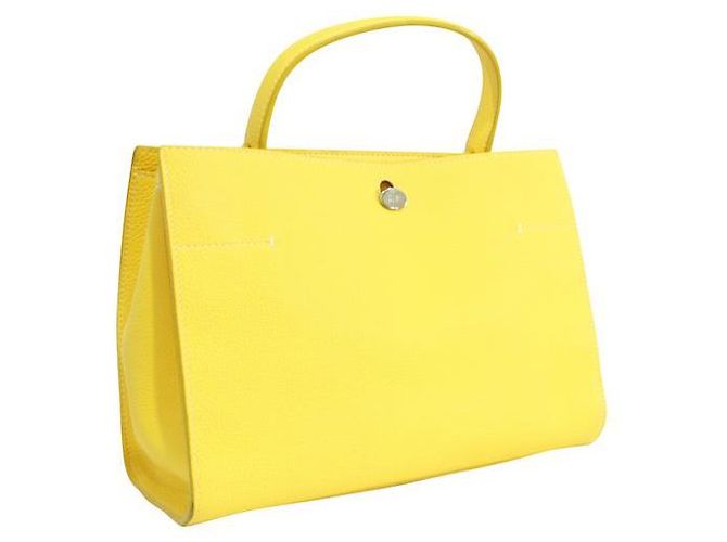 Loro Piana Gelb Medium Cluisee G. Odessa Tragetasche - Ansicht 2