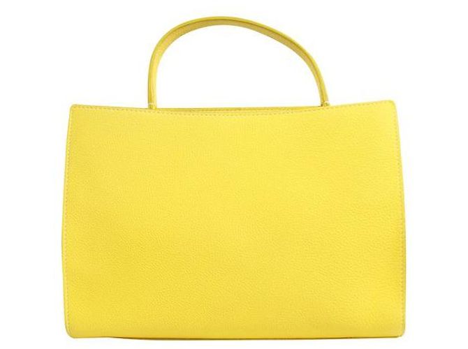 Loro Piana Gelb Medium Cluisee G. Odessa Tragetasche - Ansicht 3