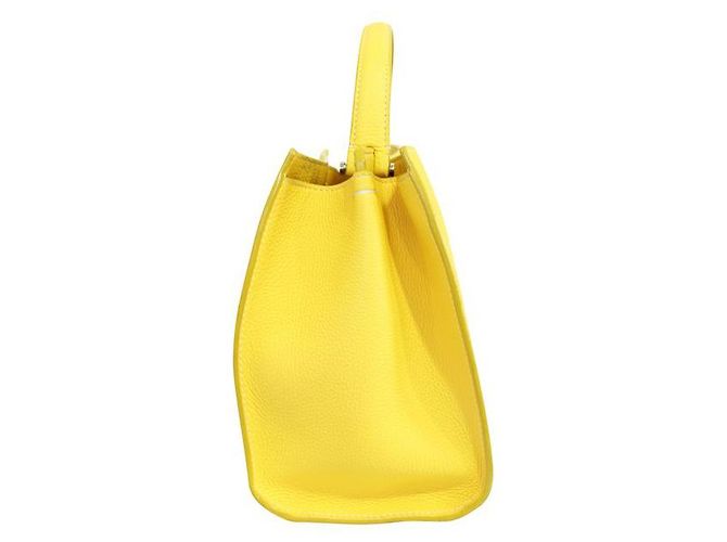 Loro Piana Gelb Medium Cluisee G. Odessa Tragetasche - Ansicht 4