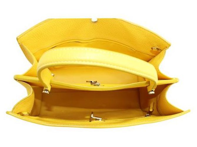 Loro Piana Gelb Medium Cluisee G. Odessa Tragetasche - Ansicht 6