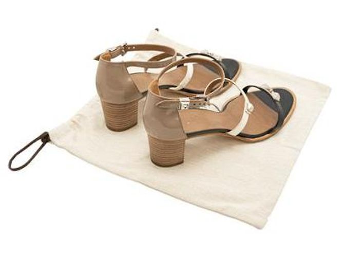 Kelly Hermès Sandalo Hermes Eve in pelle tricolore Marrone - vista 6