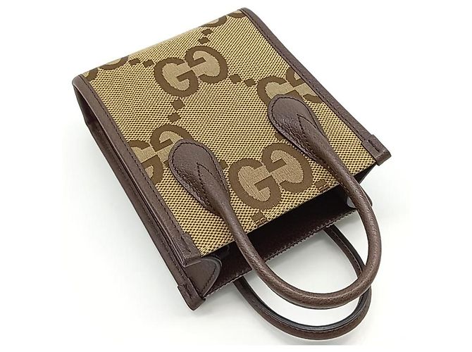 Mini sac cabas Gucci Jumbo Gg (699406) - vue 4