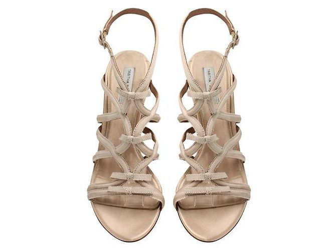 Tabitha Simmons Bowrama Strappy Tacchi a punta aperta in nudo Carne - vista 3