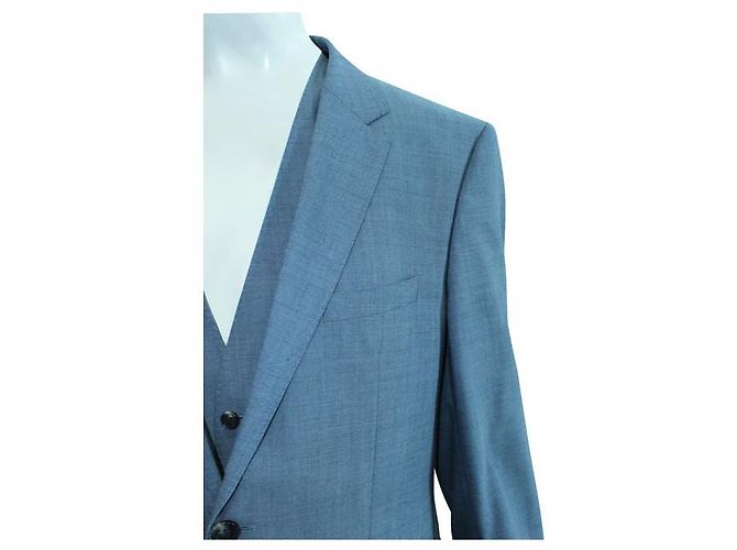 HUGO BOSS Kompletter Anzug, schlichte Weste, Hose, Weste mit Krawatte, Hose - Ansicht 5