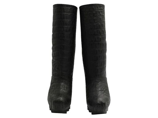 Botas de cuña sin cierres estampadas Camilla Skovgaard Negro - vista 3