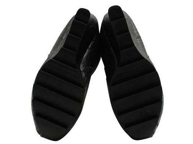 Botas de cuña sin cierres estampadas Camilla Skovgaard Negro - vista 5