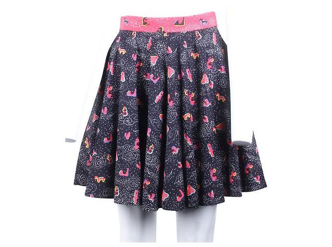 Falda estampada negra Tsumori Chisato Negro - vista 2