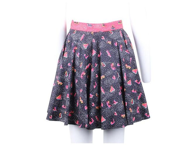 Falda estampada negra Tsumori Chisato Negro - vista 3