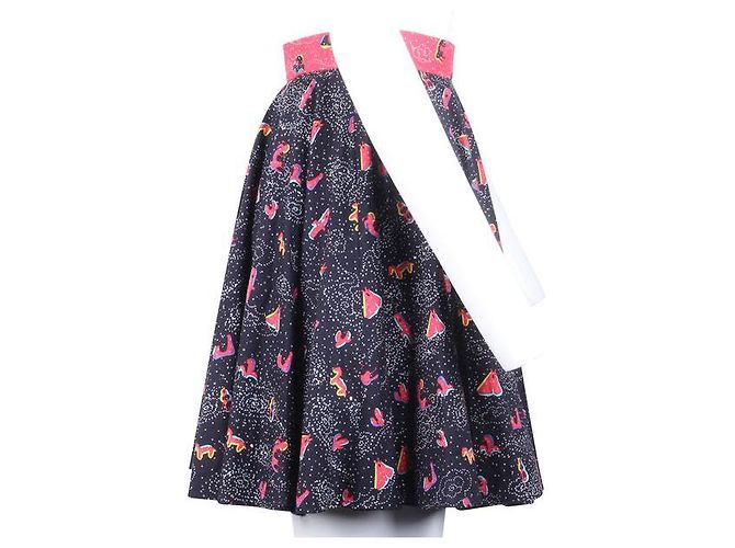 Falda estampada negra Tsumori Chisato Negro - vista 4