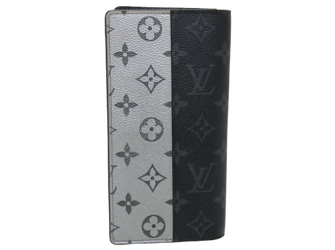 Louis Vuitton Portefeuille Brazza Gris - vista 2