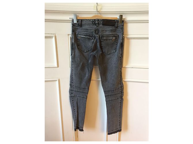 Jeans BALMAIN T.us 25 Cotone Grigio - vista 2