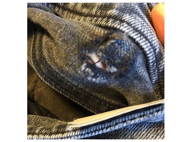 Jeans BALMAIN T.us 25 Cotone Grigio - vista 3