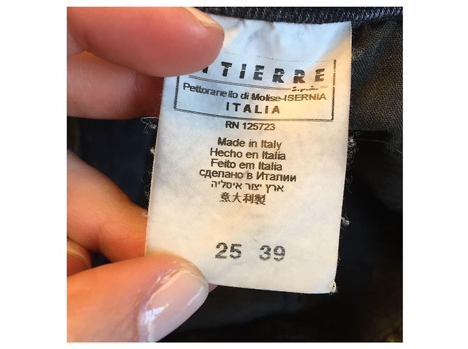 Jeans BALMAIN T.us 25 Cotone Grigio - vista 5