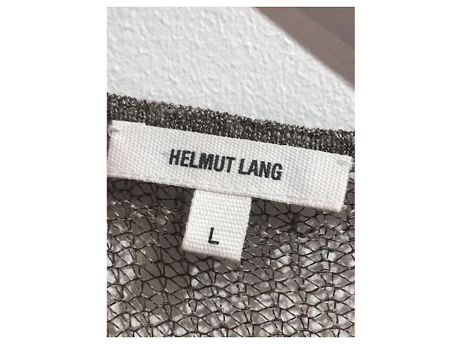 HELMUT LANG Strickwaren T.International L Synthetisch Grau - Ansicht 6