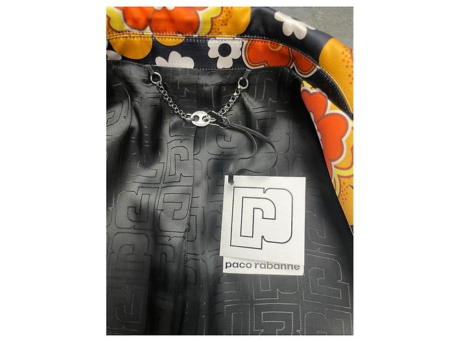 Blazer in satin Paco Rabanne Multicolore - vista 3