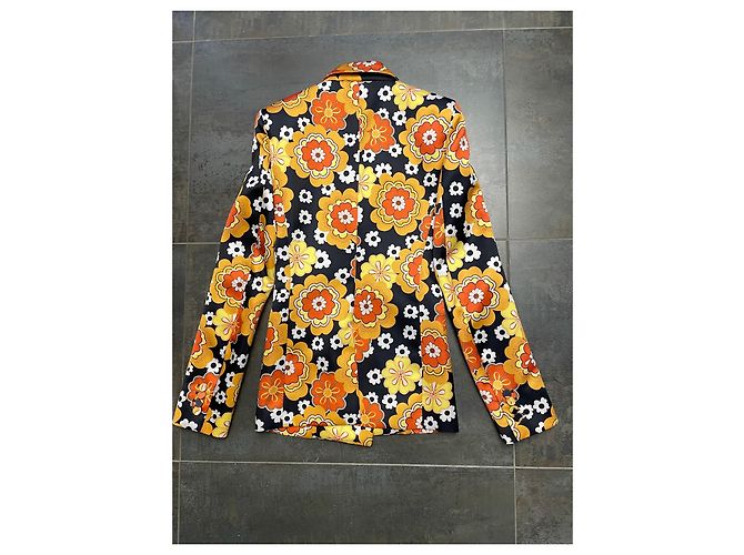 Blazer in satin Paco Rabanne Multicolore - vista 6