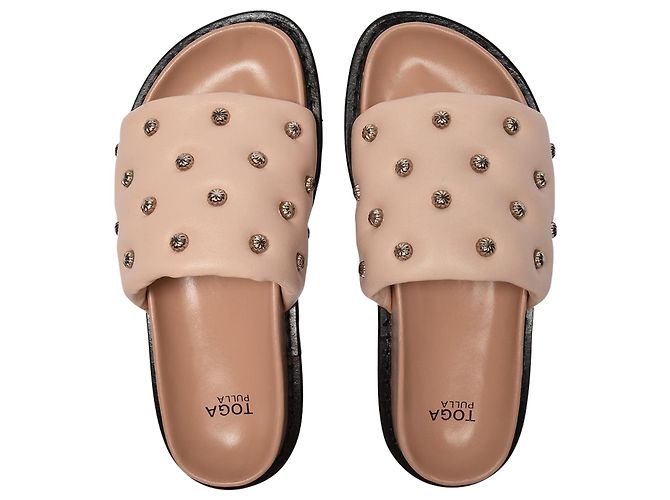 Toga Pulla Sandali in Pelle Rosa - vista 4
