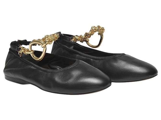 JW Anderson Charm Bailarina en Piel Negra - vista 2