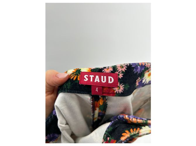 Pantalones Staud T.US 4 Algodón Multicolor - vista 3