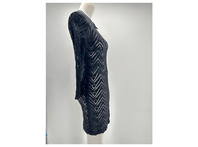 Sandro kleidet T. International S Polyester Schwarz - Ansicht 3