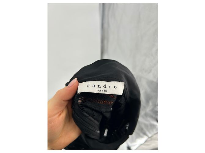 Sandro kleidet T. International S Polyester Schwarz - Ansicht 6