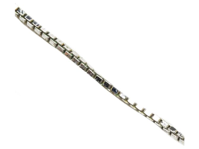 Collana con pendente Dior in argento con placca con logo - vista 5