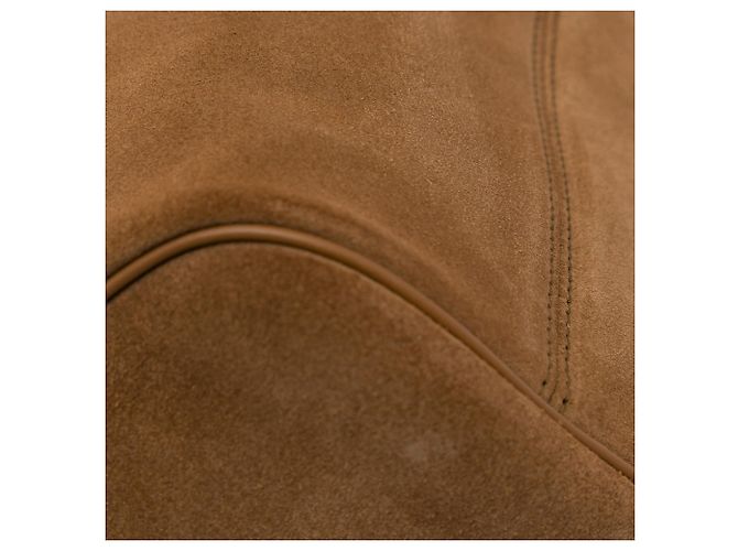 Dolce & Gabbana Dolce&Gabbana Borsa Miss Sicily Soft grande in pelle scamosciata marrone - vista 14