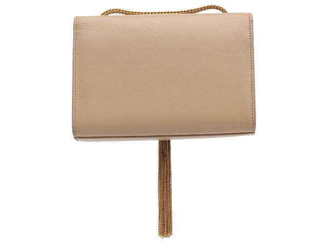 Borsa a tracolla Kate con nappa piccola monogramma marrone Saint Laurent Beige - vista 4