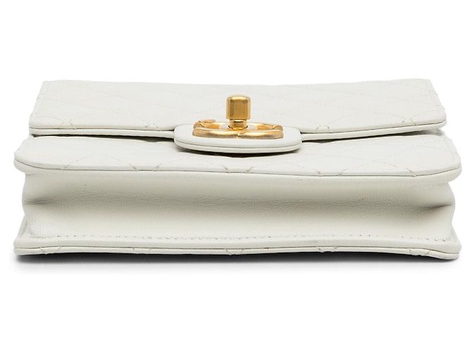 Chanel Aba de pérolas pequenas chiques brancas Branco - vista 5
