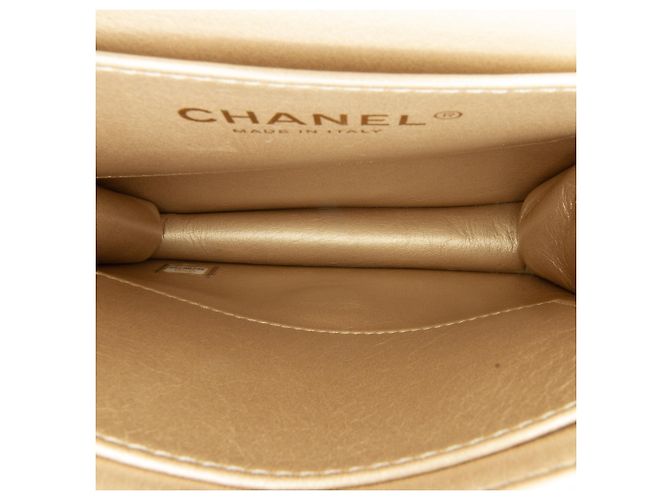 Chanel Aba de pérolas pequenas chiques brancas Branco - vista 6