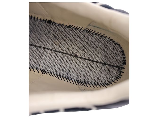 Baskets Balmain B-Court Monogram en Toile Noire - vue 8