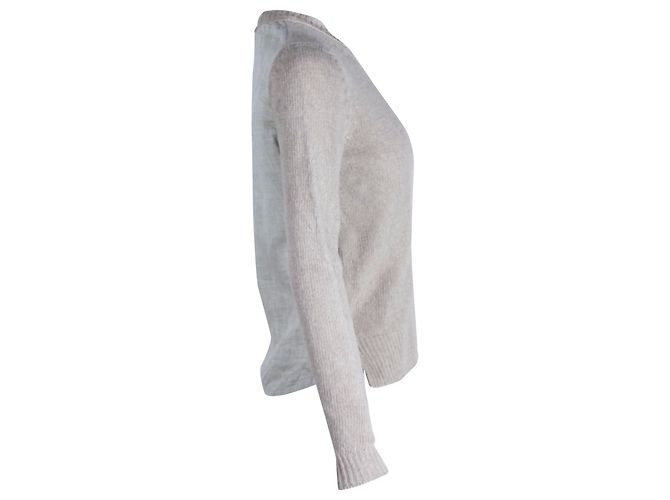 Céline Suéter Celine Knit em Linho Bege Marrom - vista 2