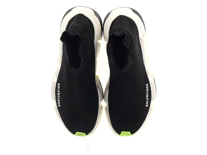 Day Balenciaga Speed Knit Sneakers aus schwarzem Polyester - Ansicht 3