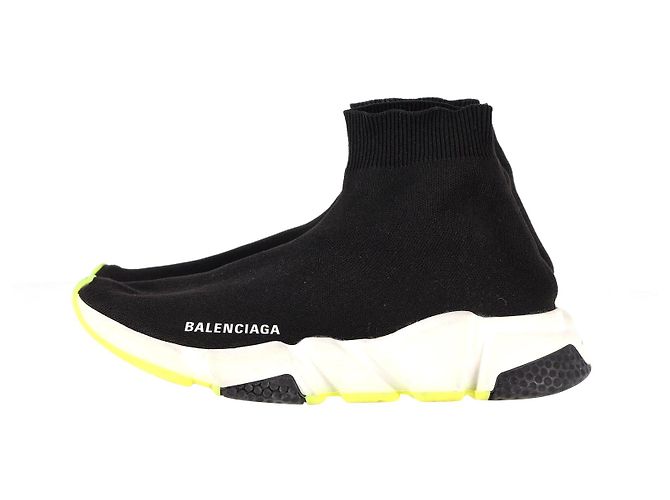 Day Balenciaga Speed Knit Sneakers aus schwarzem Polyester - Ansicht 6