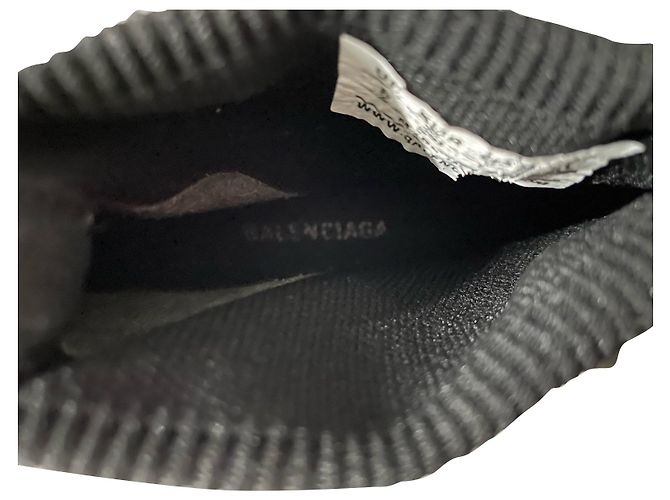 Day Balenciaga Speed Knit Sneakers aus schwarzem Polyester - Ansicht 9