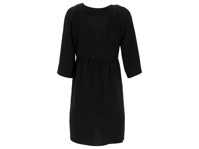 Knöpftes Kleid von Ba&Sh aus schwarzem Polyester - Ansicht 3