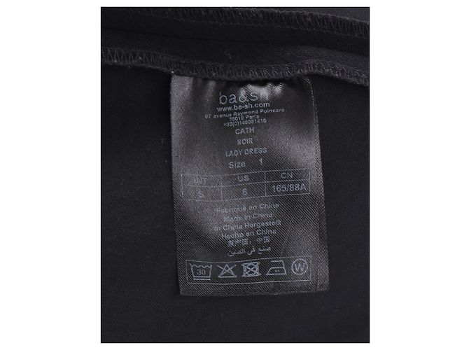 Knöpftes Kleid von Ba&Sh aus schwarzem Polyester - Ansicht 4