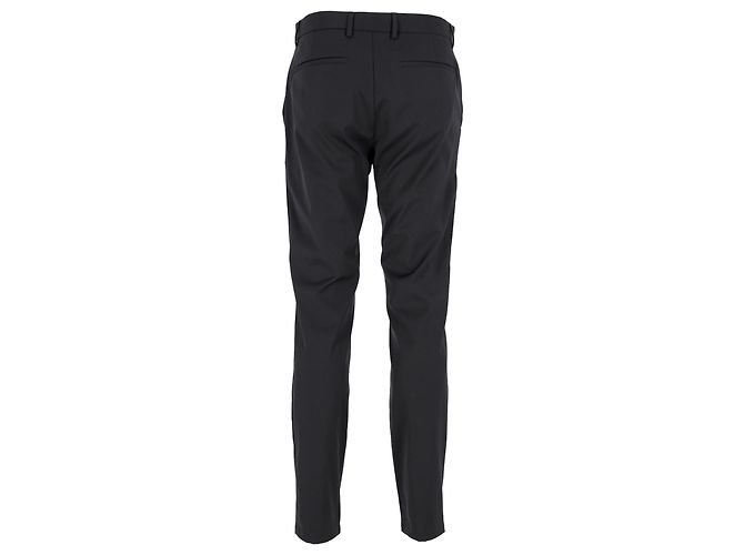 Theory Slim Casual Trousers in Black Polyamide - view 3