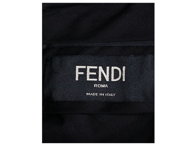 Fendi Short Pants in Black Cotton - view 4