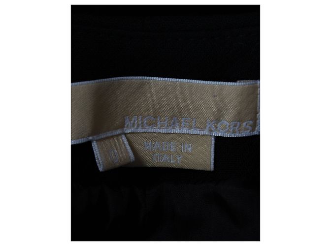 Giacca a maniche corte con zip Michael Kors in lana nera Nero - vista 5