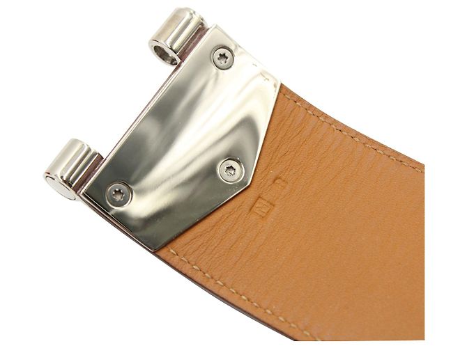 Pulseira Hermès Bérénice Cuir em couro vermelho - vista 8