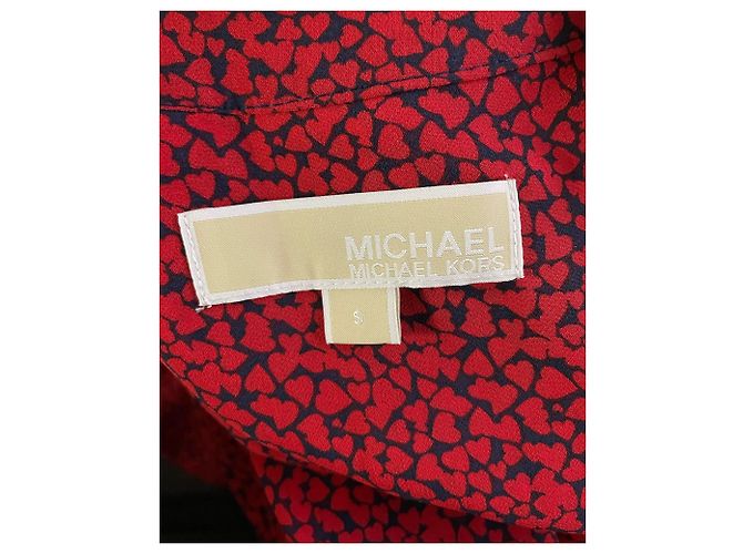 Michael Michael Kors Kleid mit Herz-Print aus rotem Polyester - Ansicht 3