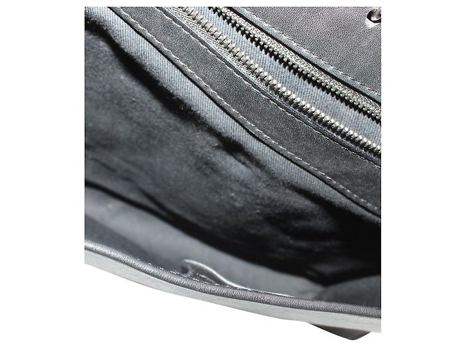 Pochette Jean Paul Gaultier Spring Patchwork in pelle nera Nero - vista 4