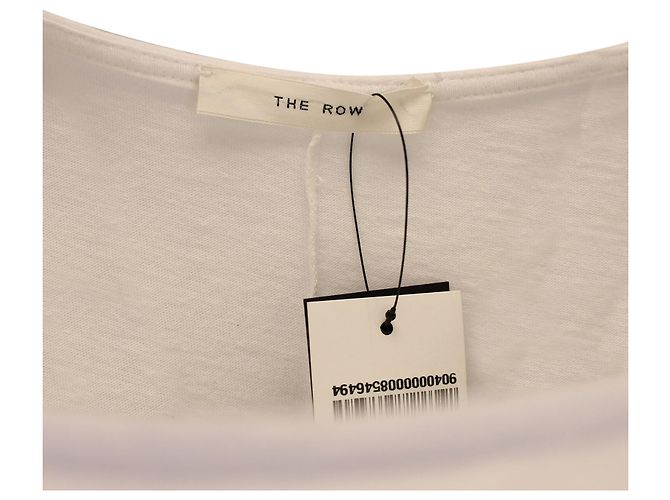 Maxikleid Rita von The Row aus weißem Baumwolljersey - Ansicht 4