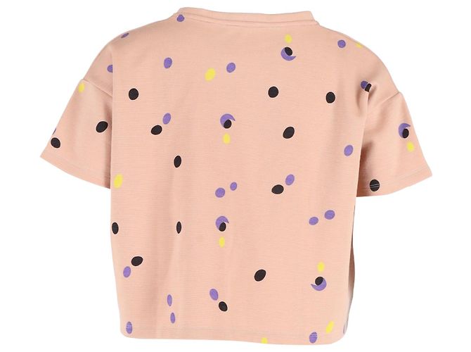 Camiseta Marni com bolinhas em algodão pêssego Pescaria - vista 3
