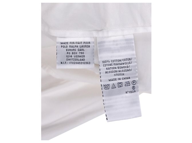 Camicetta con volant Ralph Lauren in cotone bianco - vista 5