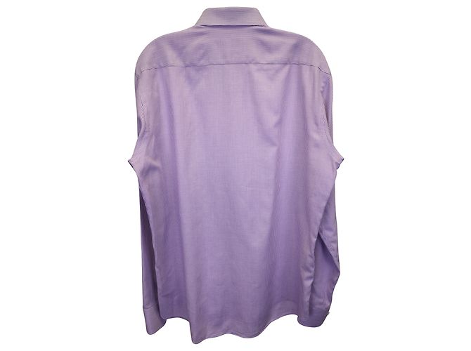Camicia elegante stampata Boss By Hugo Boss in cotone viola Porpora - vista 3