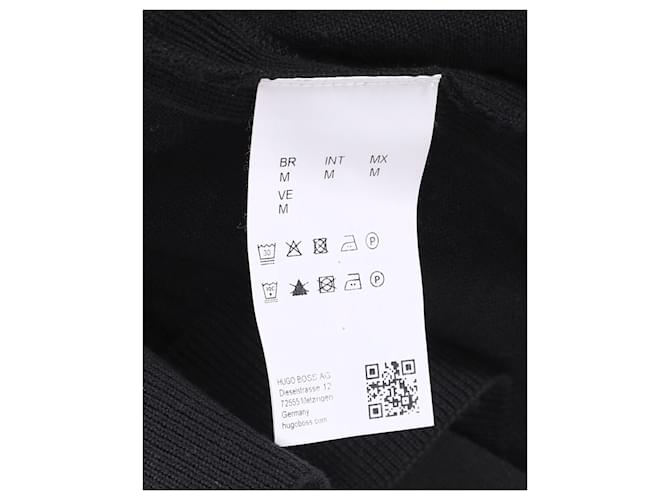 Hugo Boss Strickpullover aus schwarzer Wolle - Ansicht 5