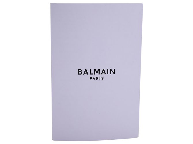 Borsone Balmain Voyage in cotone nero - vista 13
